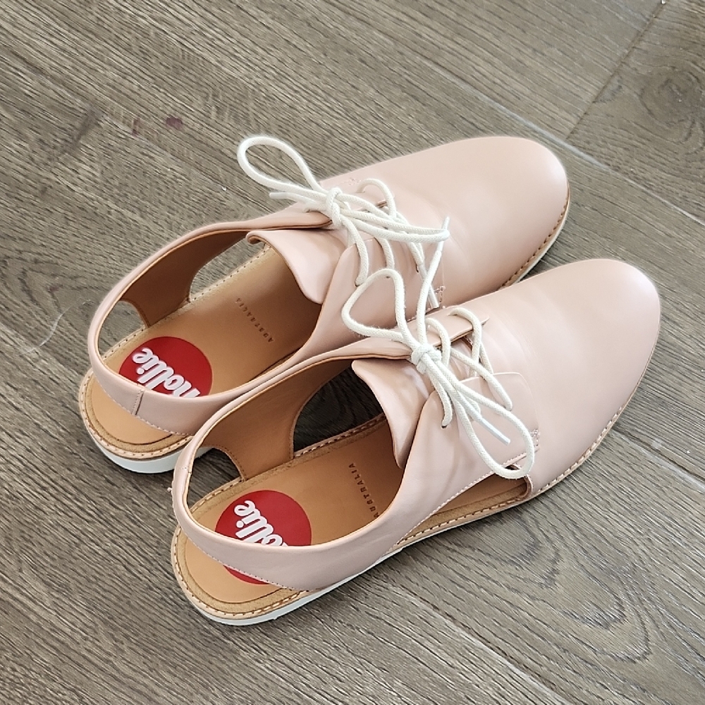 🌼 NWOT Rollie Australia side cut slingback blush / dusty pink shoes